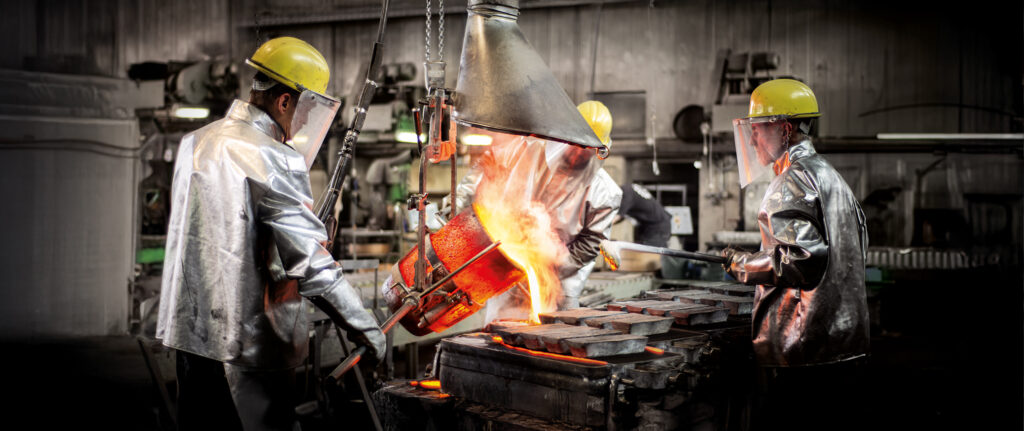 Bronzegietwerk in de productie van de kunstgieterij voor grafkunst en bronzen beelden, Plein Bronzen