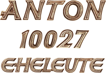 Lettres attachées No. 10027 ANTON ______________________________________ .