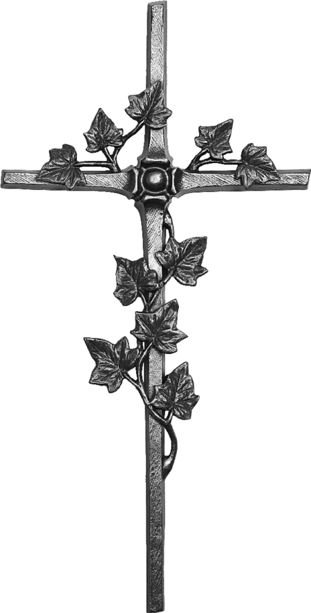 Croix avec lierre 30 x 15 cm alugrau oder coloriert – Image 3