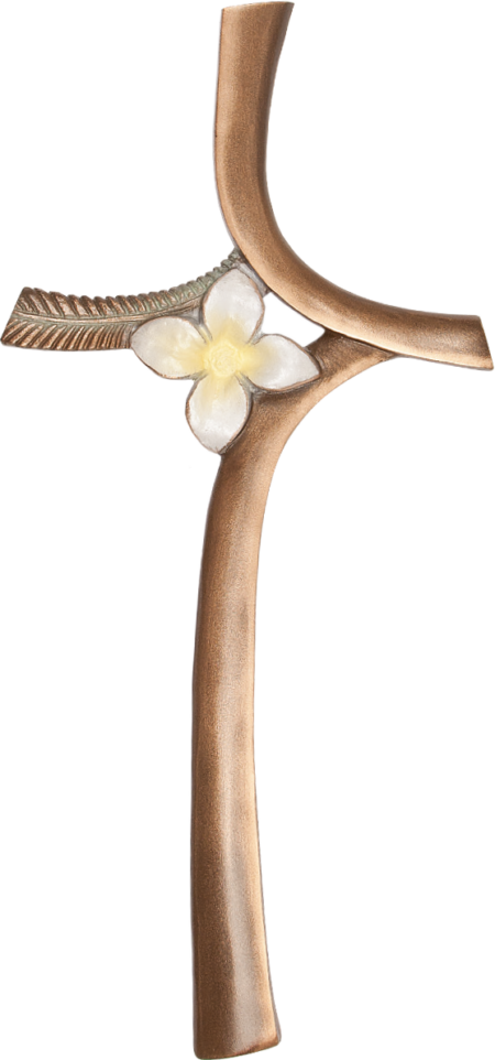 Kreuz mit Blume