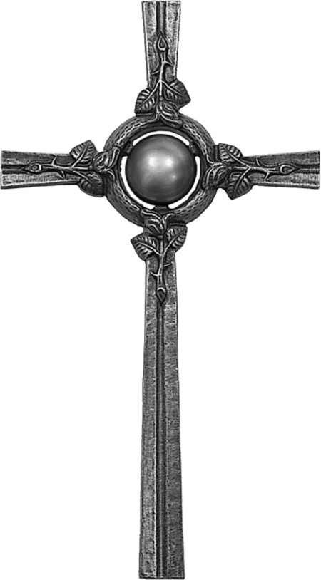 Kreuz mit Metallhalbkugel – Bild 2