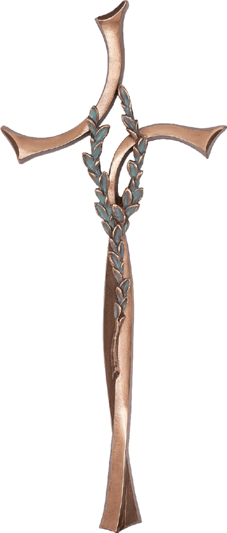 Cross 30 x 12 cm bronzebraun oder coloriert