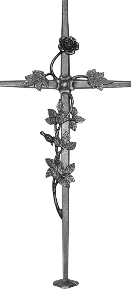 Stehkreuz doppelseitig mit Rosen – Bild 3
