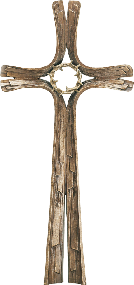 Croix stêle double-face motif D/E/L/S/V 80 x 41 cm alugrau oder coloriert – Image 2