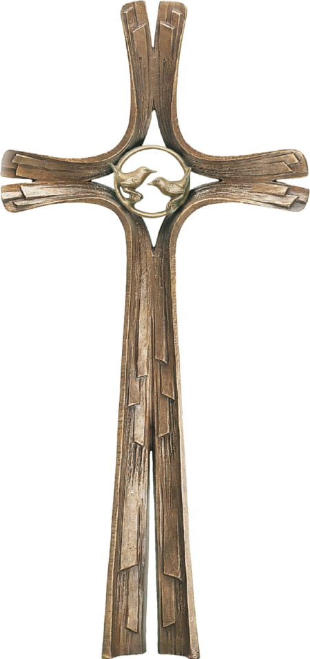 Croix stêle double-face motif D/E/L/S/V 80 x 41 cm alugrau oder coloriert – Image 5
