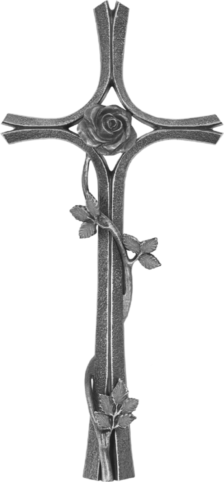 Standing cross with rose 40 x 18 cm - Image 2