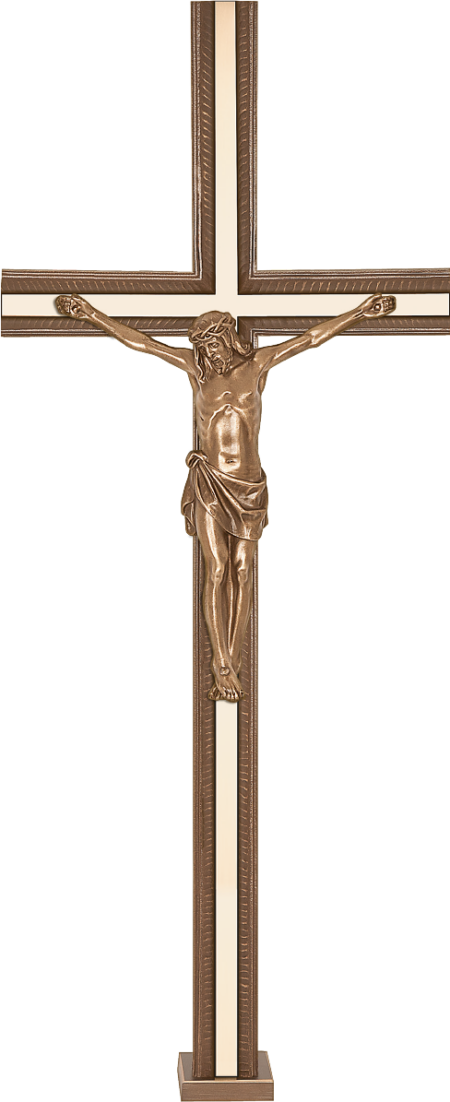 Standing cross with Christ nr. Nr. 61051 45 x 18 cm