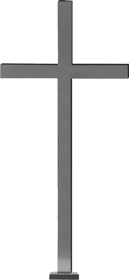 Kruis, staand, hol Profil 20 x 15 mm 30 x 15 cm - Afbeelding 2