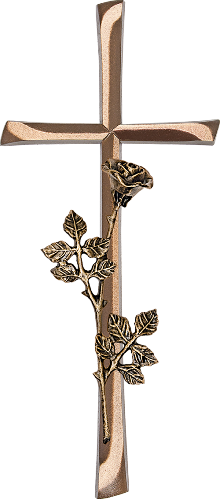 Croix avec rose no. 35710 assortie à notre type de lettres no. 10048
