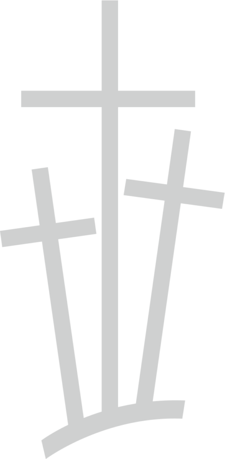 Group of crosses matching with our letters h = ca. 30 cm