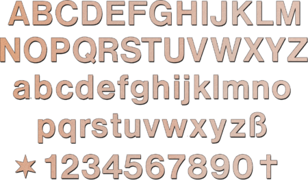 Letters aan elkaar/losse letters in lettertype no. 32005 "Aischa" . . - Afbeelding 4