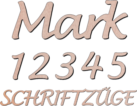 Strokes of letters or single letters in font no. 32037 "Mark"