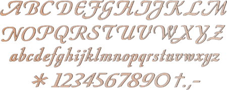 Strokes of letters or single letters in font no. 32042 "Amadeo" - Image 4