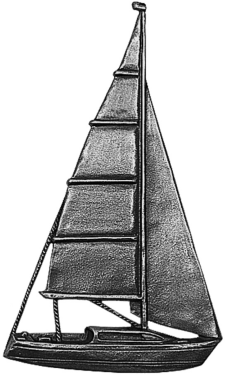 Zeilschip 10 x 6 cm - Afbeelding 2