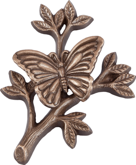 Branche avec papillon 11 x 11 cm – Image 2