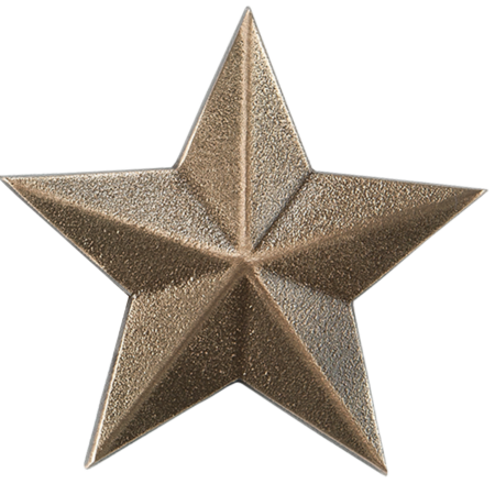 Stern mit modellierter Oberfläche