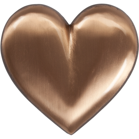 Hart, lichte uitvoering 2,5 x 2,5 x 0,5 cm - Afbeelding 3