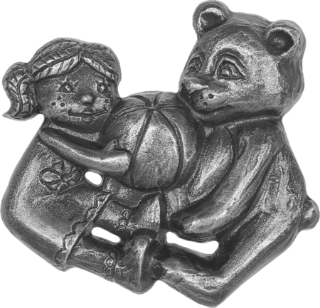 Mädchen mit Teddy – Bild 2