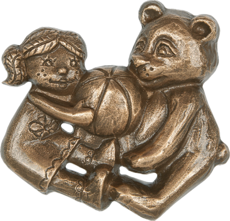 Mädchen mit Teddy