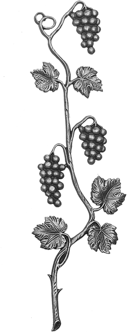 Grappe de raisin 15 x 5 cm – Image 2