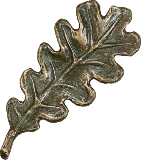 Feuille de chêne 9 x 4 cm