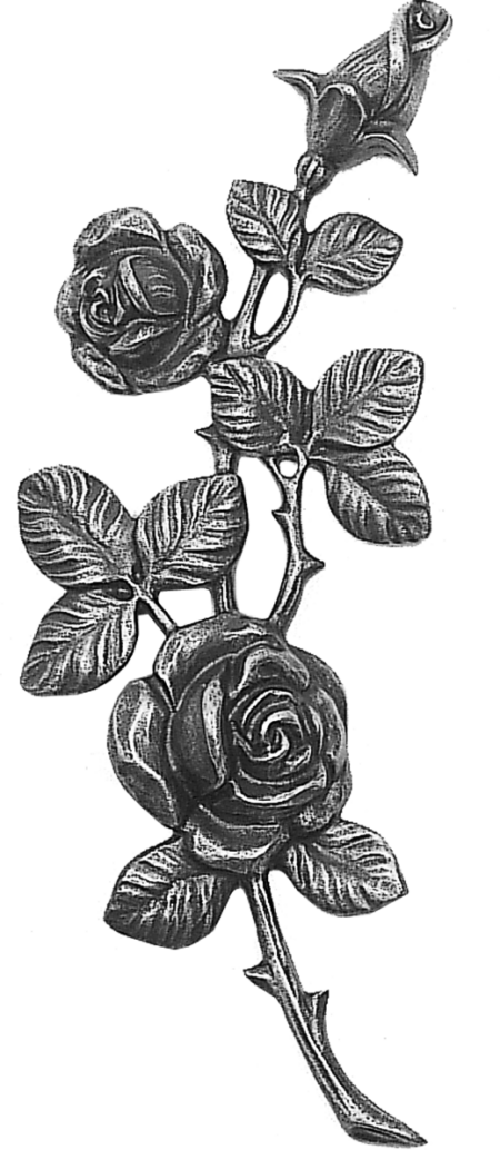 Rose rechts/links 15 x 6 cm – Image 2
