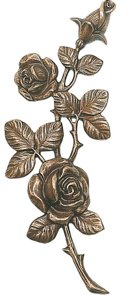 Rose rechts/links 15 x 6 cm