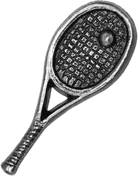 Raquette de tennis avec ballon 10 x 4 cm – Image 2