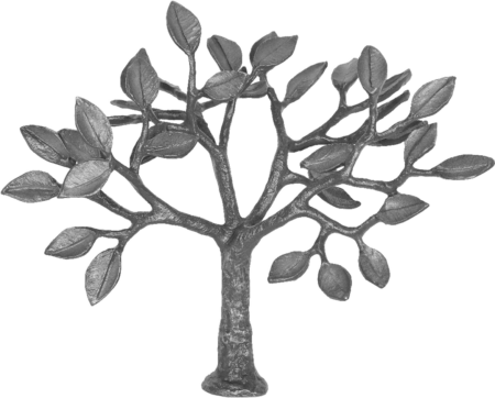 Tree fully sculpted h = 27 cm b = 38 cm t = 18 cm coloriert - Image 2