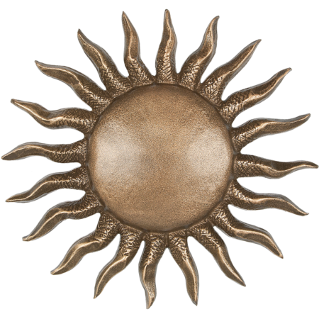 Sonne mit wellenförmigen Strahlen
