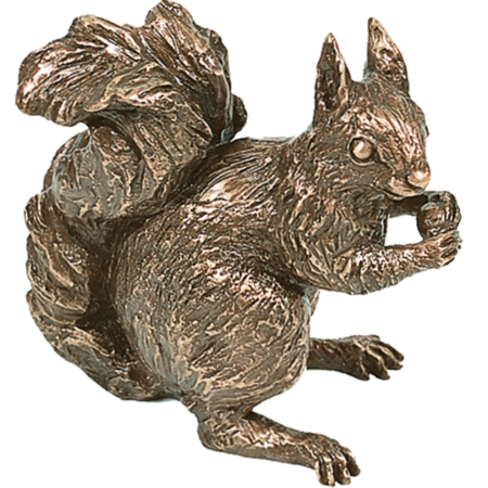Écureuil, entièrement sculpté 19 x 19 x 17 cm