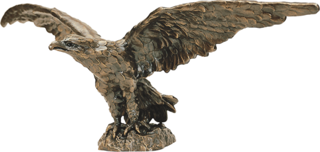 Adler vollplastisch mit Sockel