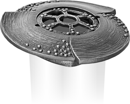 Vase escamotable avec intérieur et tube protectrice d = 23 cm, h = 2 cm – Image 2