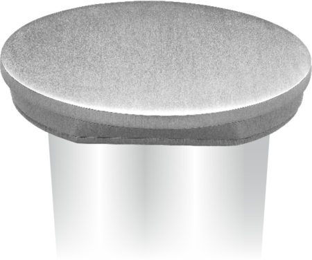 Vase escamotable avec couvercle intérieur et tube protectrice h = 2 cm, d =