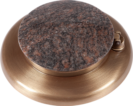 Vase escamotable avec couvercle en granit, intérieur et tube protectrice ARU – Image 5