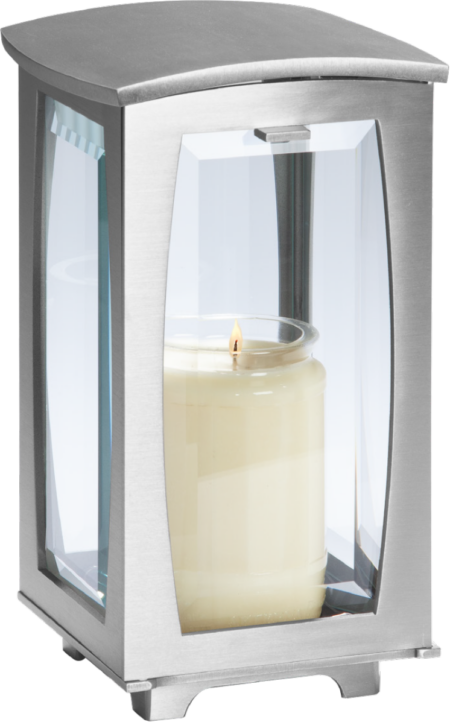 Lampe mit Kristallglas