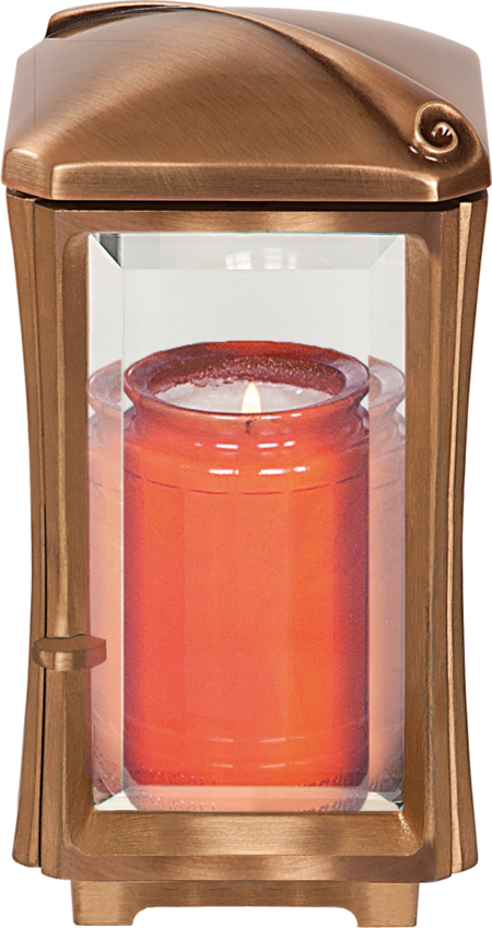 Lampe mit Kristallglas
