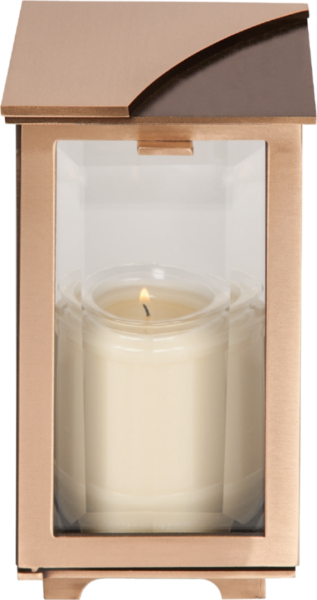 Lampe mit Kristallglas