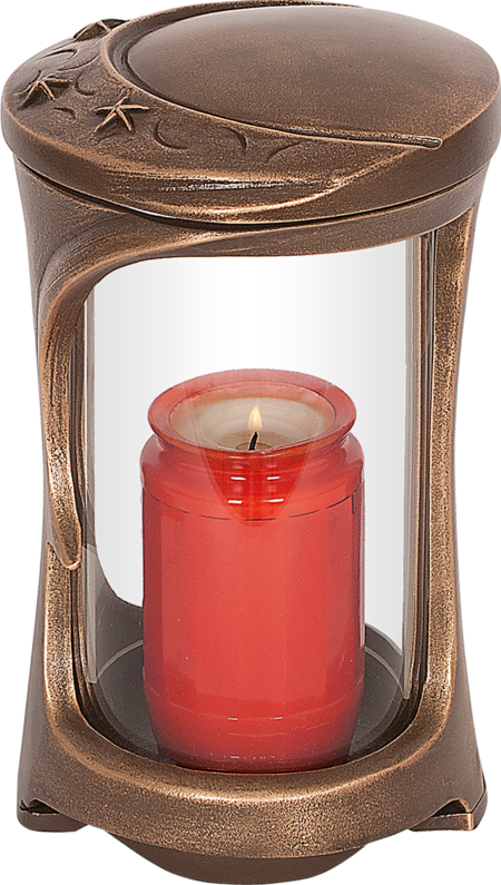 Lantern with stars h = 21 cm, d = 12 cm
