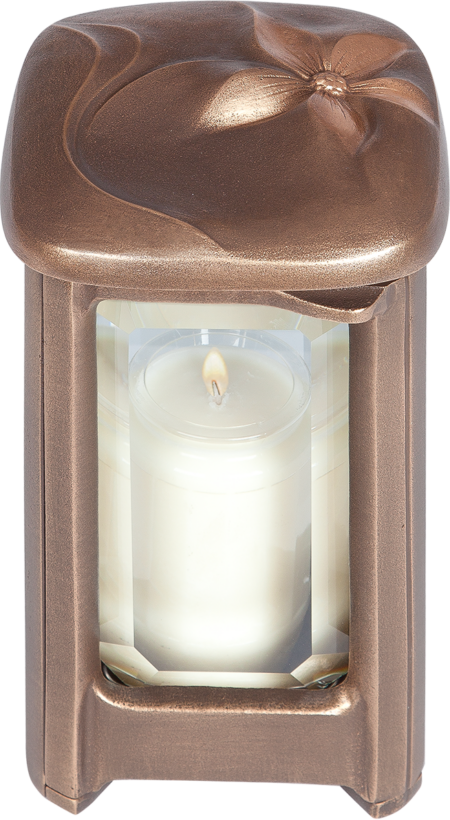 Lampe mit Blume