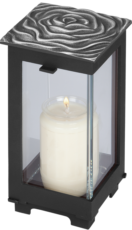 Lampe mit Rose – Bild 2