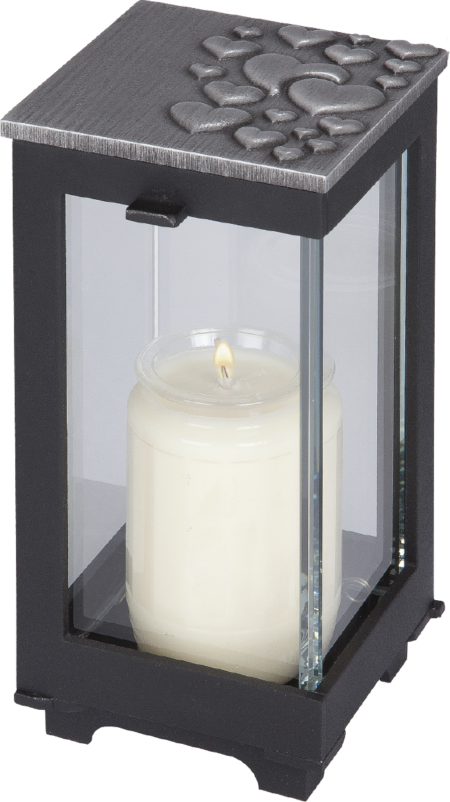 Lampe mit Herzen – Bild 2