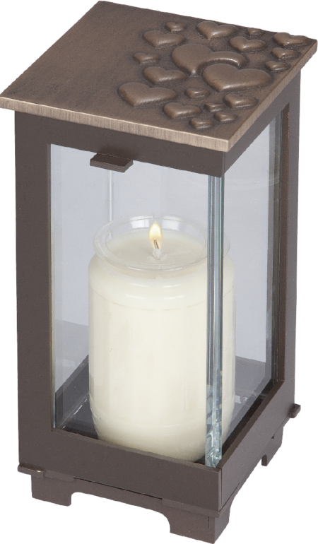 Lampe mit Herzen