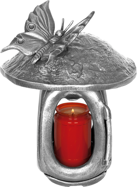 Lantern with butterfly 27 x 21 x 21 cm - Image 3