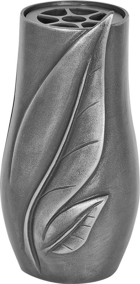 Vase mit Blättern – Bild 2