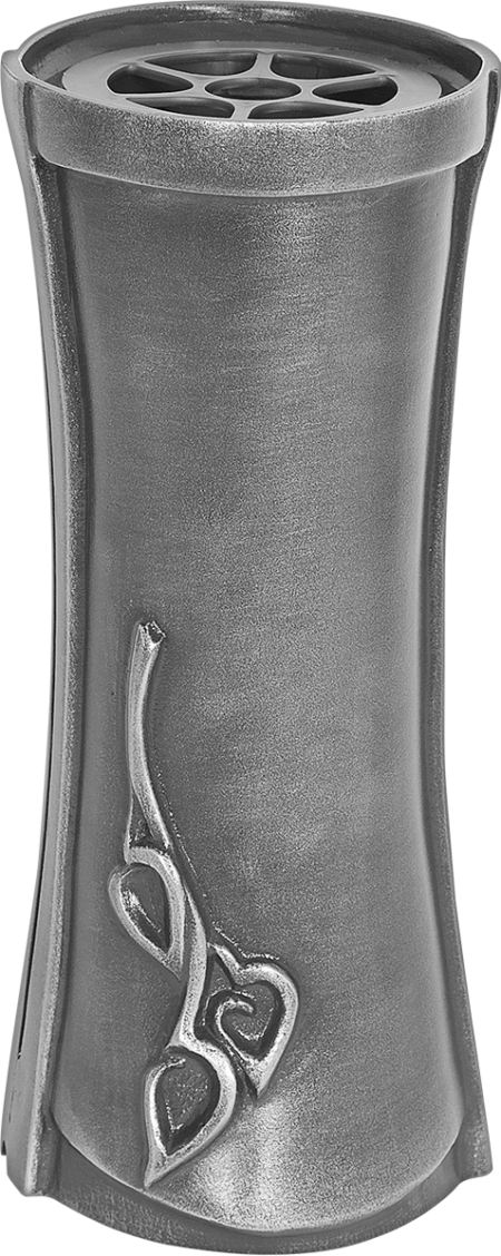 Vase with leaves h = 25 cm, d = 11 cm - Image 2