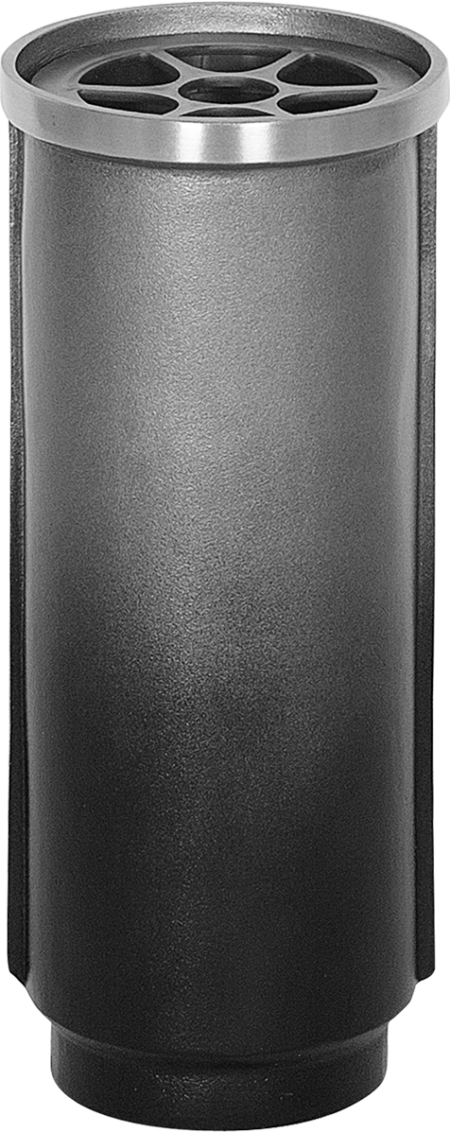 Vaas h = 23 cm d = 10 cm Patina: oben hell, unten dunkel - Afbeelding 2