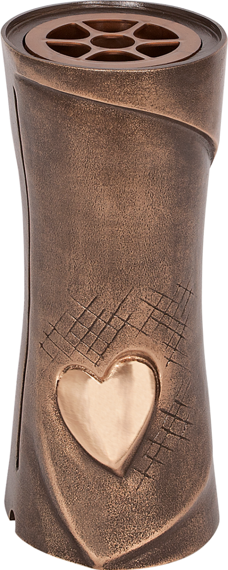 Vase mit Herz