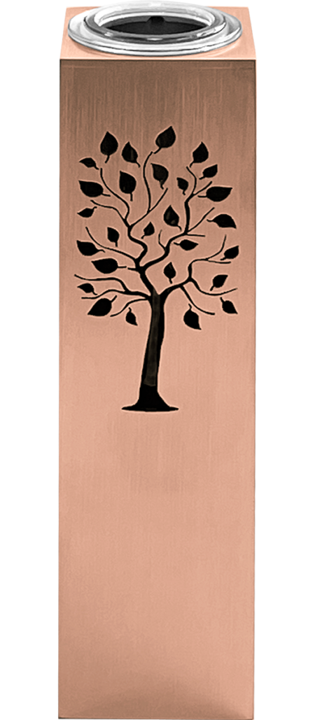 Vase murale 13 x 3,5 x 3,5 cm mit Baum – Image 2