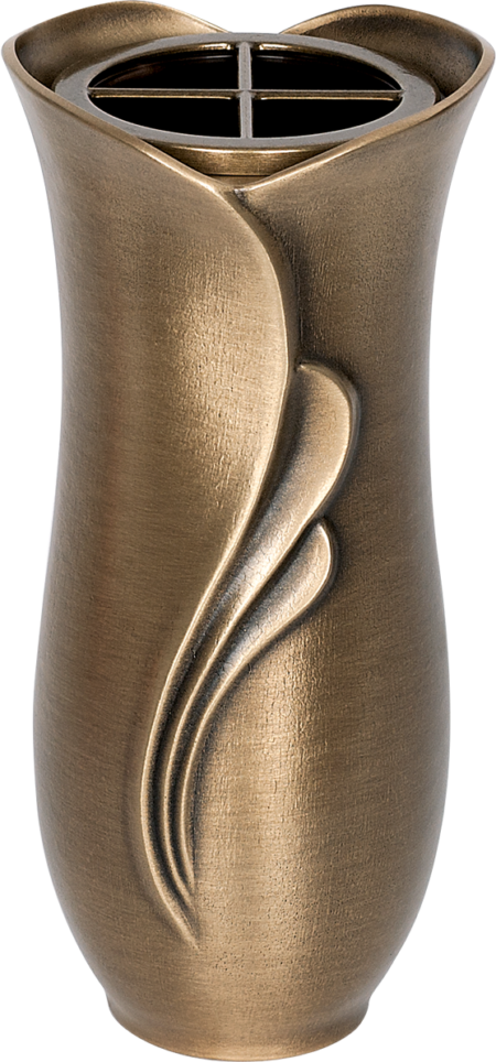 Vaas met golven h = 24 cm, d = 11 cm